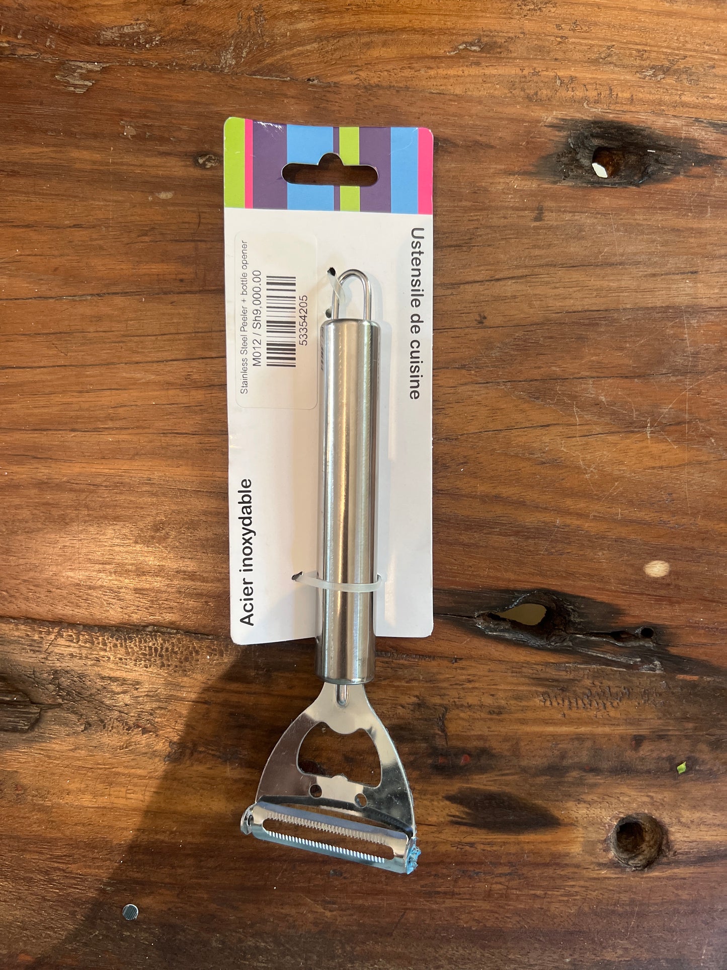 Stainless Steel Peeler + bottle opener
