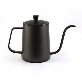 Gooseneck Black Pour Over Coffee Kettle - 600ml