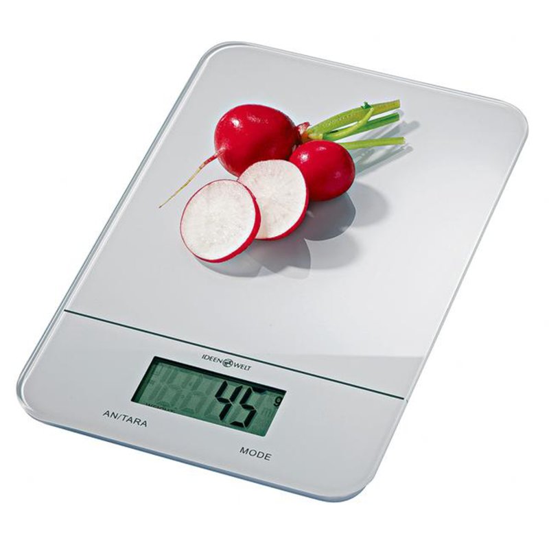 IDEENWELT Digital Kitchen Scale Flat
