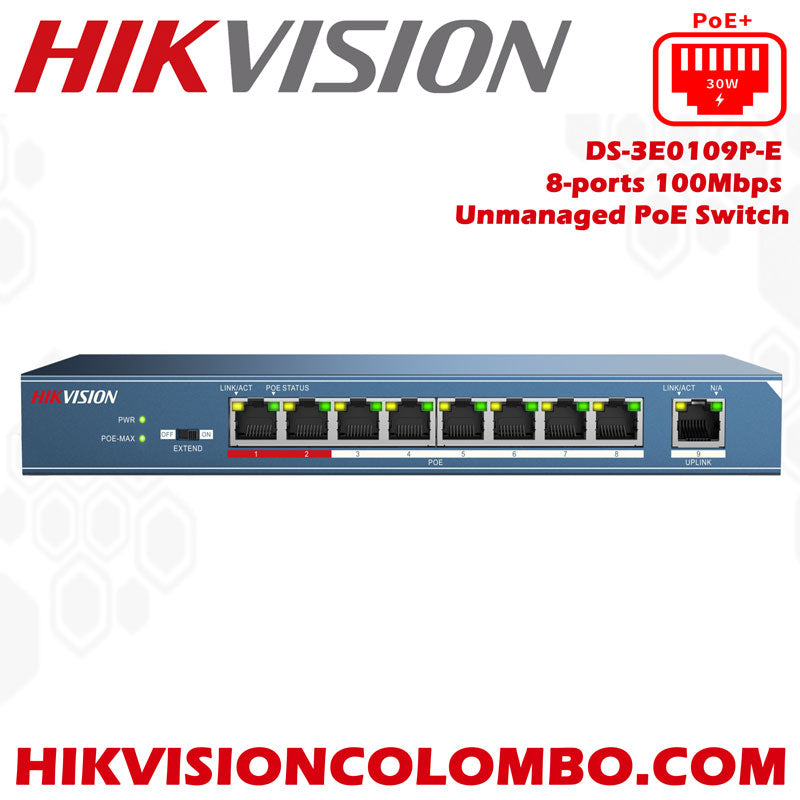 Hikivision Ethernet Switch DS-3ED109P-E/N