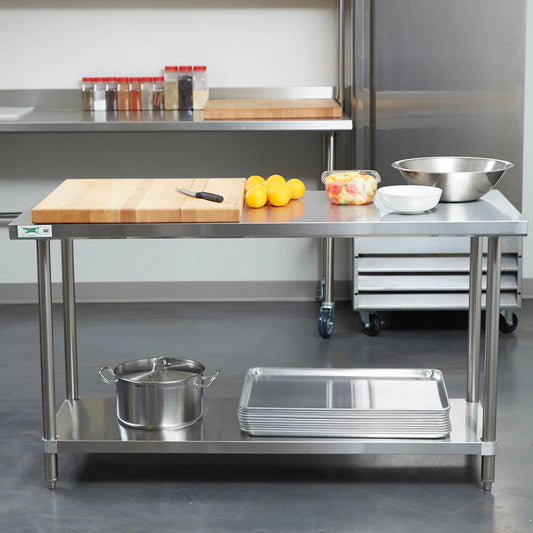 Stainless steel Kitchen Working Table 100*60*89cm