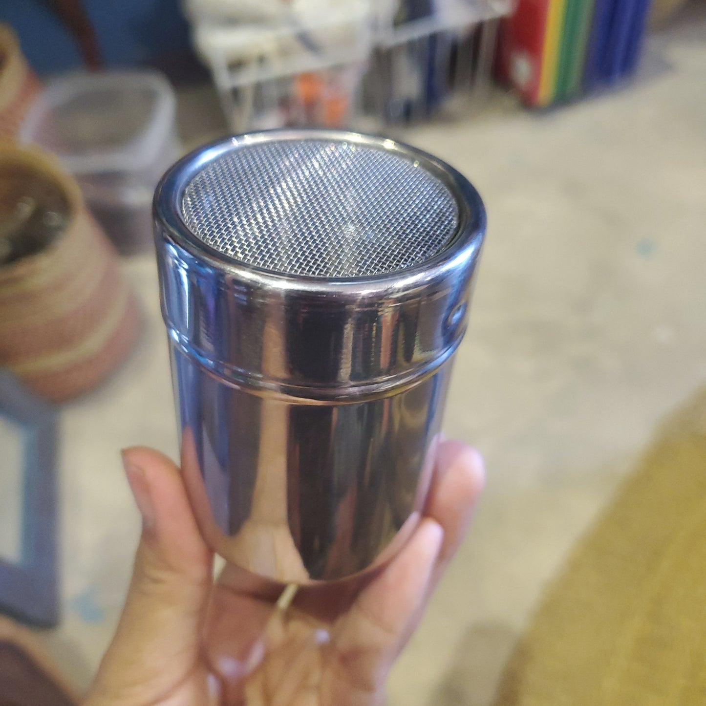 Stainless steel spice shaker