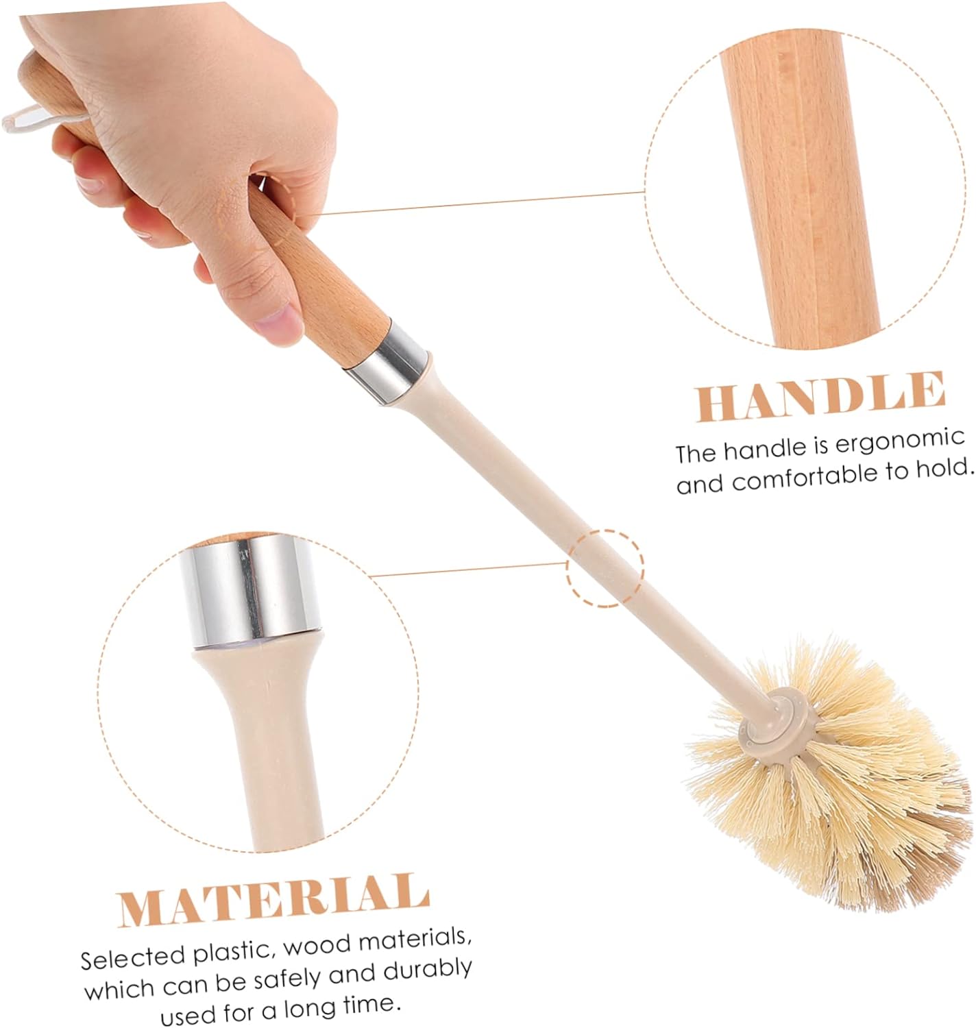 Toilet brush cleaning kit