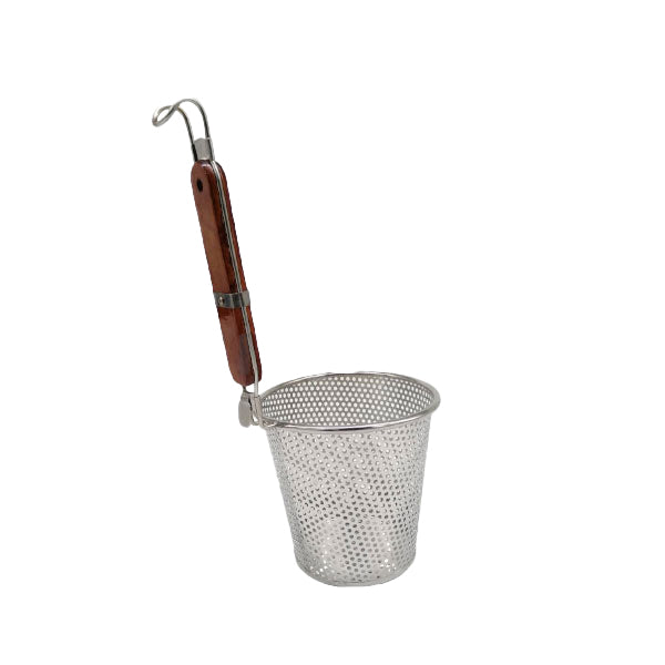 Strainer for Hot Pot with 16cm handle, 22.5cm stainless steel