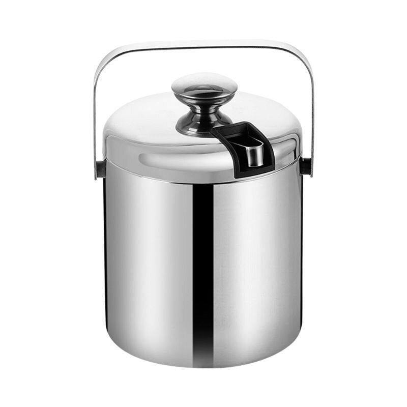 Stainless steel Ice bucket with Tong