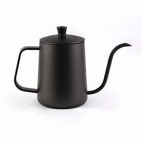 Gooseneck Black Pour Over Coffee Kettle - SMALL