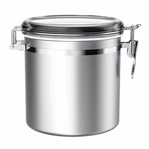 Stainless steel sealed jar/ storage with fliptop big size