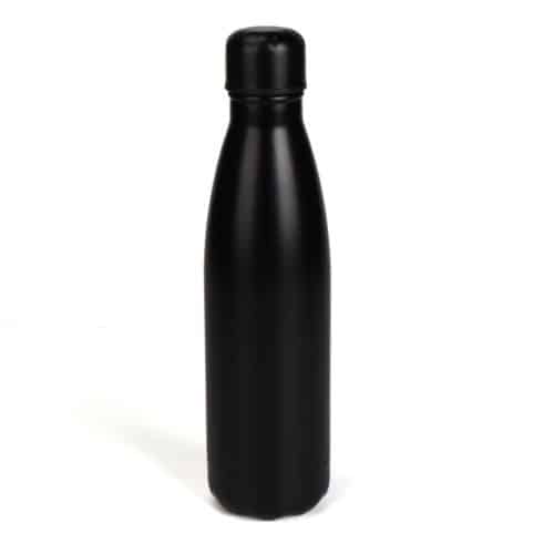 Matt Black double wall Thermors bottle 500ml