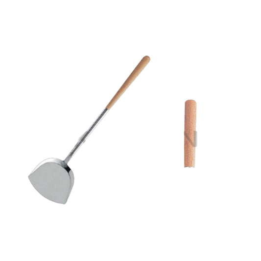 Spatula Zebra with teak wood handle 10.5x42.3cm