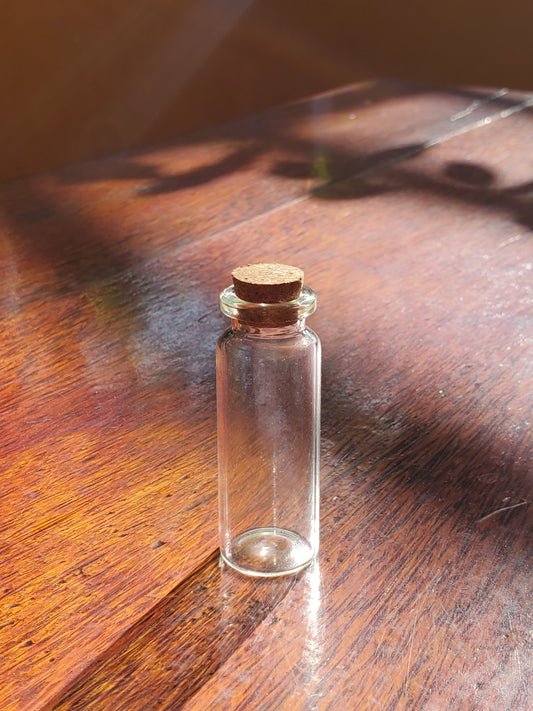 Mini Glass Tube with Wooden Cork TYPE 4