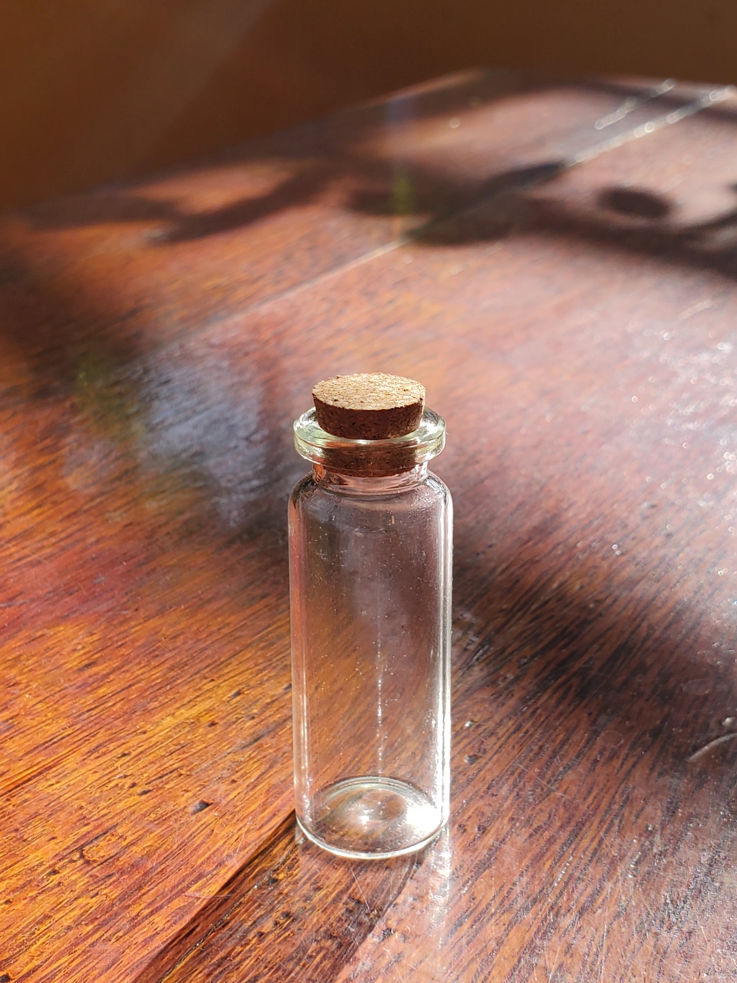 Mini Glass Tube with Wooden Cork TYPE 1