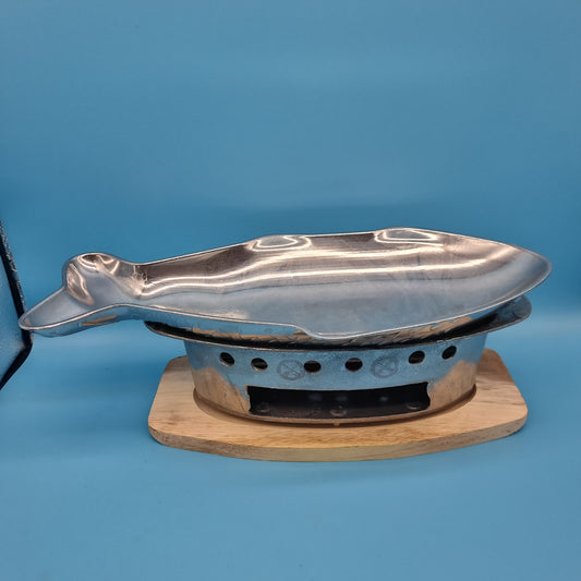 Fish Platter Fish Steamer - Kepp-warm base, ALUMINUM