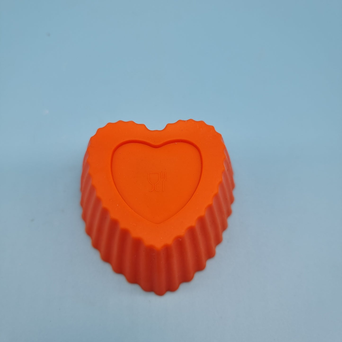 Silicon Cup Cake - Heart Shape - 1 pc