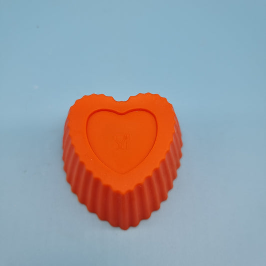 Silicon Cup Cake - Heart Shape - 1 pc