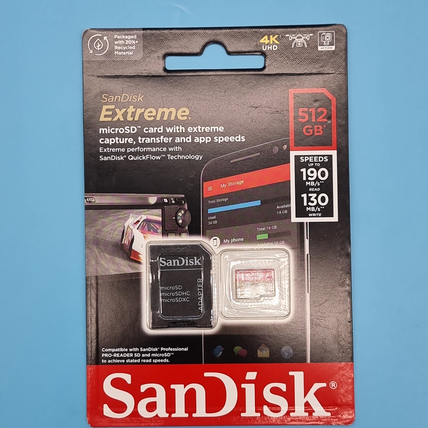 SanDisk Extreme 512 GB microSDXC Memory Card