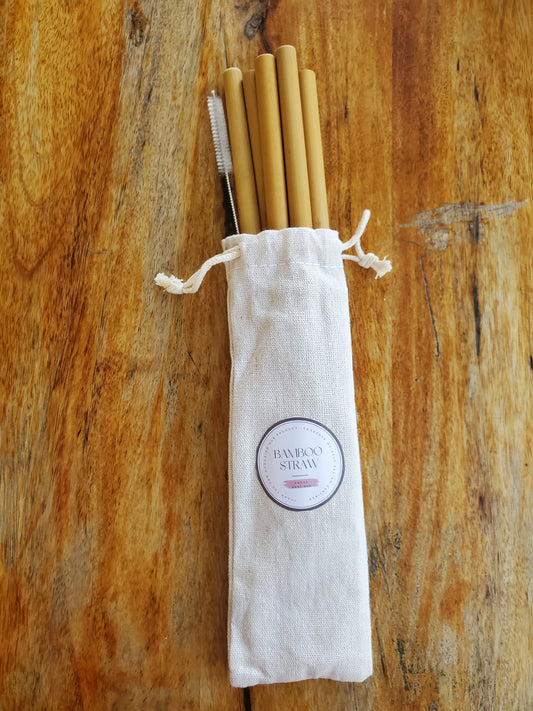 Bamboo Straw Set